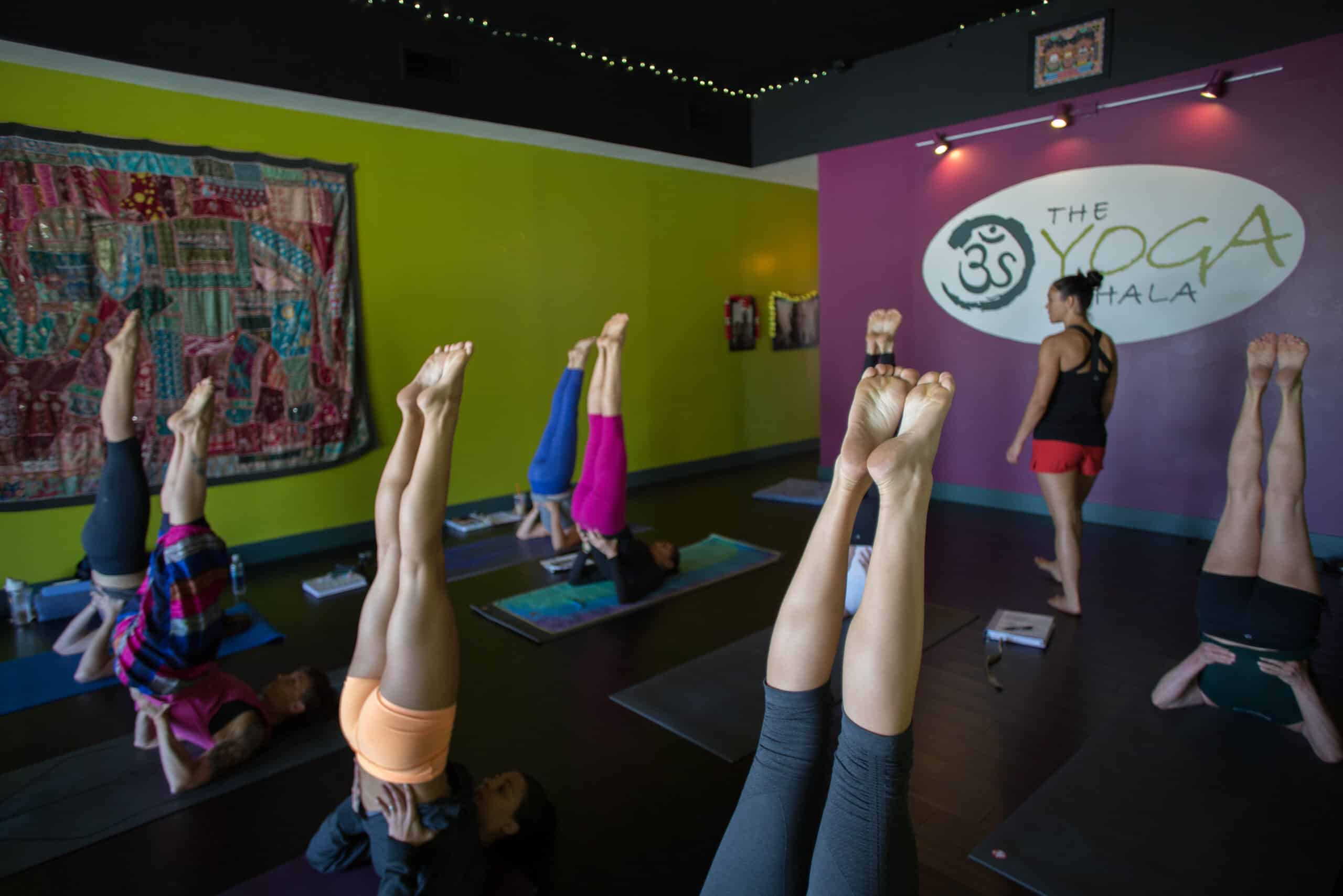 Krista Shirley teaching Ashtanga Yoga at The Yoga Shala in Winter Park, Florida